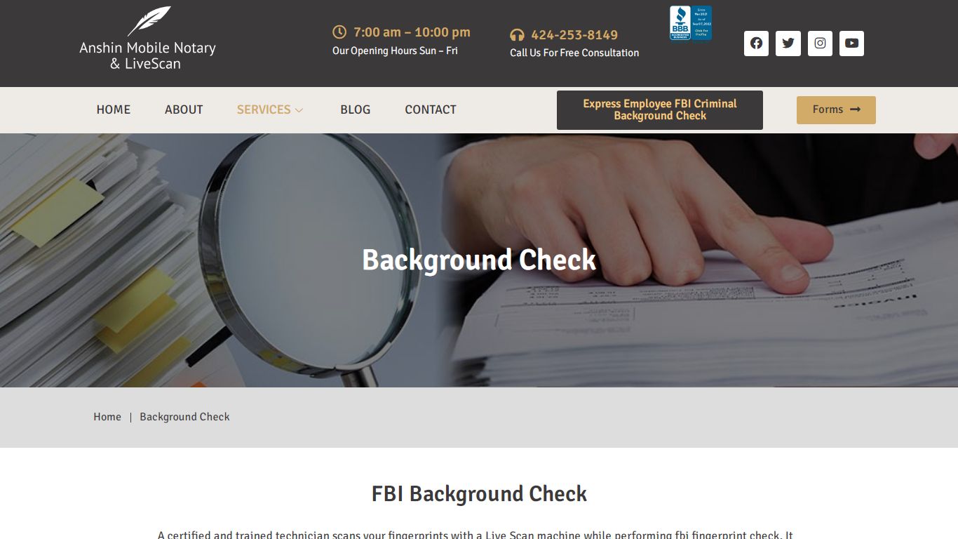 Fbi Fingerprint Check - Live Scan Fingerprinting Cost